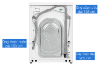 Hình ảnh của Máy giặt sấy Samsung Bespoke AI Inverter giặt 14 kg – sấy 8 kg WD14BB944DGMSV