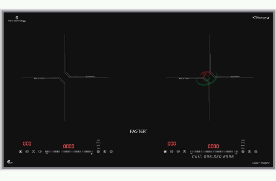 Hình ảnh của Bếp từ Faster 2 vùng nấu FS 888Nano