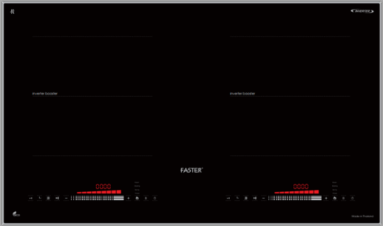 Hình ảnh của Bếp từ 2 vùng nấu Faster Inverter FS 755I Pro