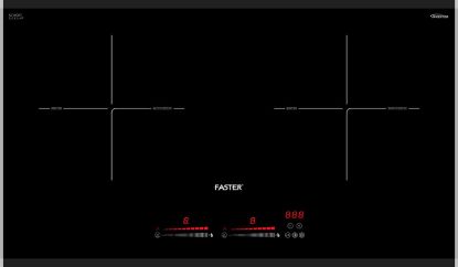 Hình ảnh của Bếp từ 2 vùng nấu Inverter Faster FS 988I