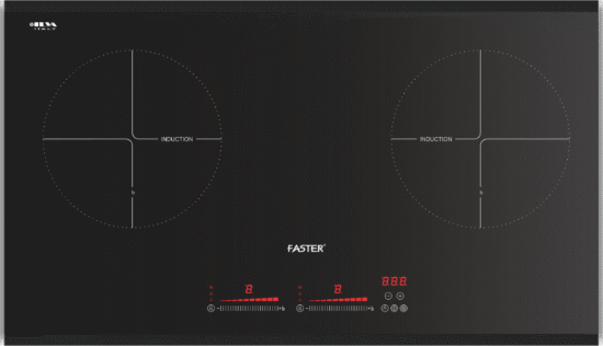 Hình ảnh của Bếp từ 2 vùng nấu Inverter Faster FS 836G